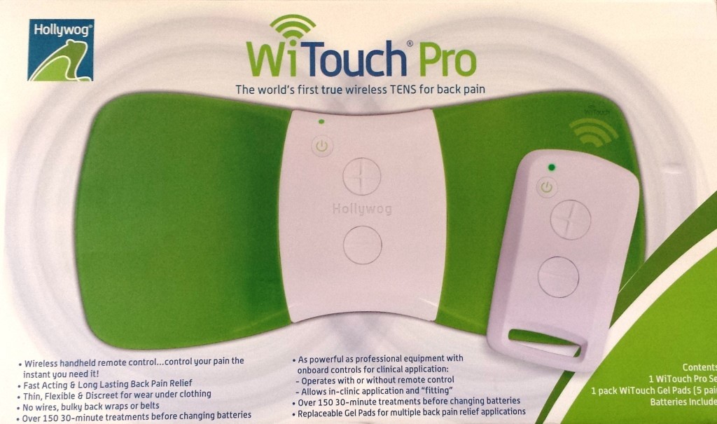 WiTouch Pro TENS Unit for Back Pain Relief – Hollywog