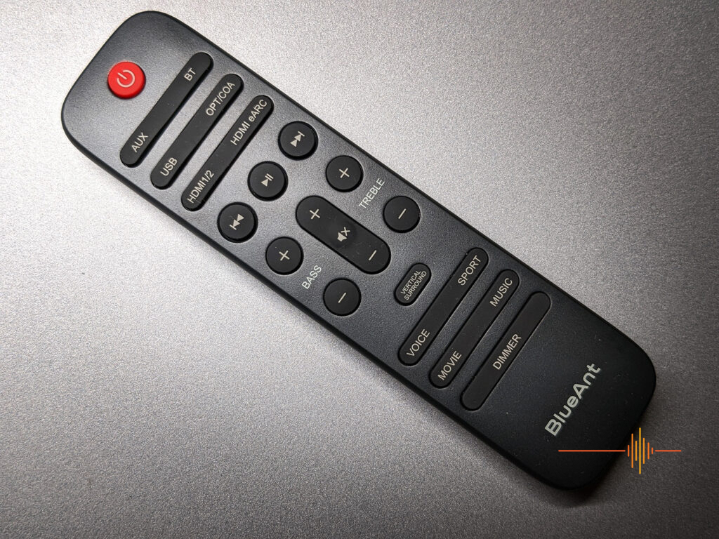 BlueAnt XT100 remote