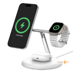 Belkin BoostCharge Pro 3-in-1 Magnetic Wireless Charging Stand with Qi2 15W