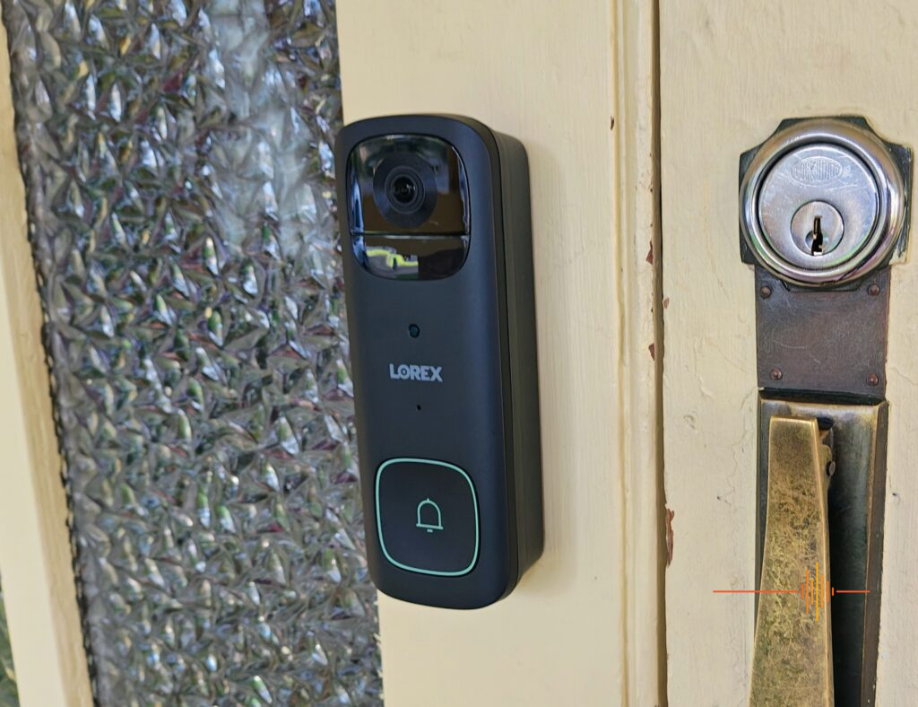 Lorex Doorbell in situ