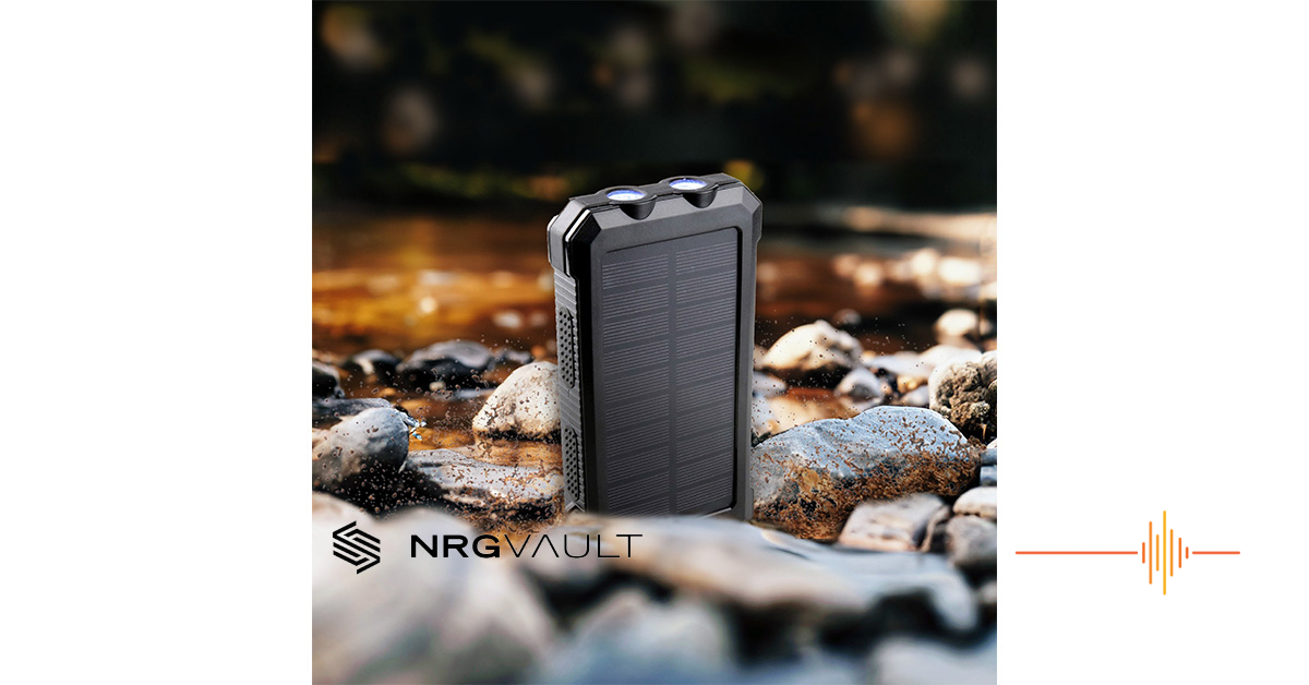 The NRGVault Outdoor Activity Powerbank is a new companion for rugged conditions