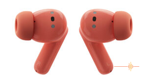 moto buds coral peach